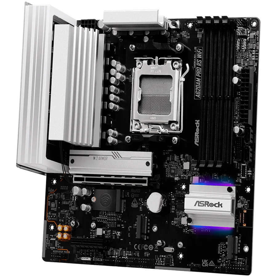 ASROCK A620AM PRO RS WIFI mATX AM5 DDR5
