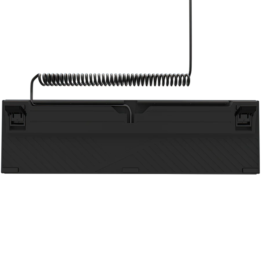 LORGAR Azar 514, Wired mechanical gaming keyboard, RGB backlight, 1680000 colour variations, 18 modes, keys number: 104, 50M clicks, linear dream switches, spring cable up to 3.4m, ABS plastic+metal, magnetic cover, 450*136*39mm, 1.17kg, white, EN layout