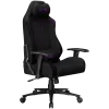 LORGAR CHA41, Ergonomic Gaming Chair Advanced, premium anti-stain fabric, Black/purple