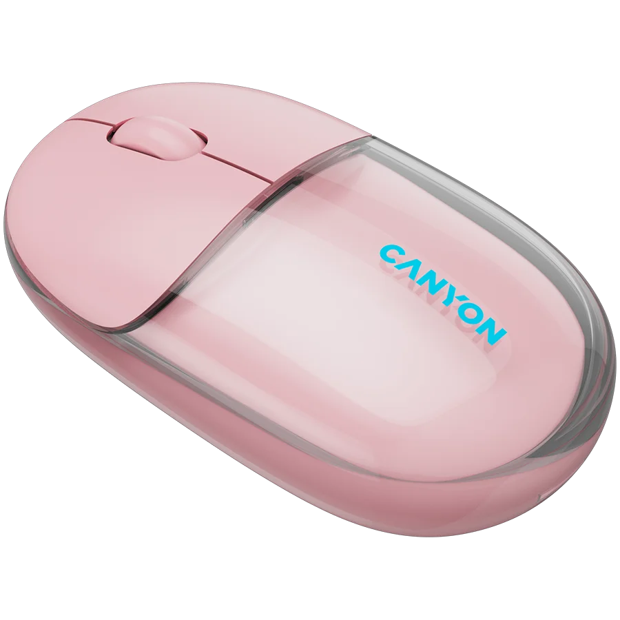 CANYON mouse OnClick 24 BT/ Wireless Transparent/Pink