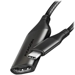 AXAGON RVC-HI2M USB-C -> HDMI 2.0 adapter 4K/60Hz Aluminum, 25cm cable