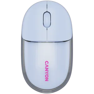 CANYON mouse OnClick 24 BT/ Wireless Transparent/Blue
