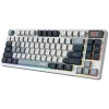 MSI FORGE GK600 TKL WIRELESS SKY - Hot-Swappable Mechanical Switches, PBT Keycaps, Sound-Dampening Foam and Gaskets, Integrated Display, RGB LED, 2.4GHz, BT, USB-C
