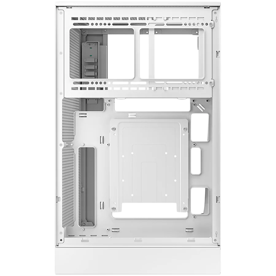 DeepCool CH270 DIGITAL WH, Mini Tower, Mini-ITX/Micro-ATX, 2xUSB3.0, 1xType-C Gen 2, 1xAudio/Mic, Mesh Panel, White, R-CH270-WHNDM0-G-1, 2Y