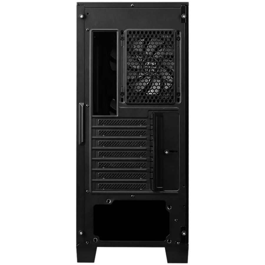 MSI MAG FORGE 320R AIRFLOW, Mid-Tower, ATX/M-ATX/ITX, 2x USB 3.2, 1x Audio/Mic, LED Button, ARGB Hub, 4x 120mm ARGB Fans, Mesh Panel, Tempered Glass, Black