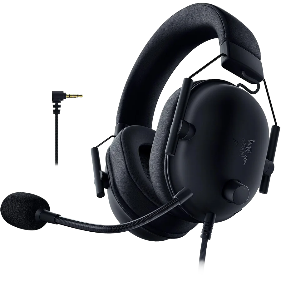 Razer BlackShark V2 X For PlayStation, Wired Console Headset, Black, Tri-Force Drivers 50