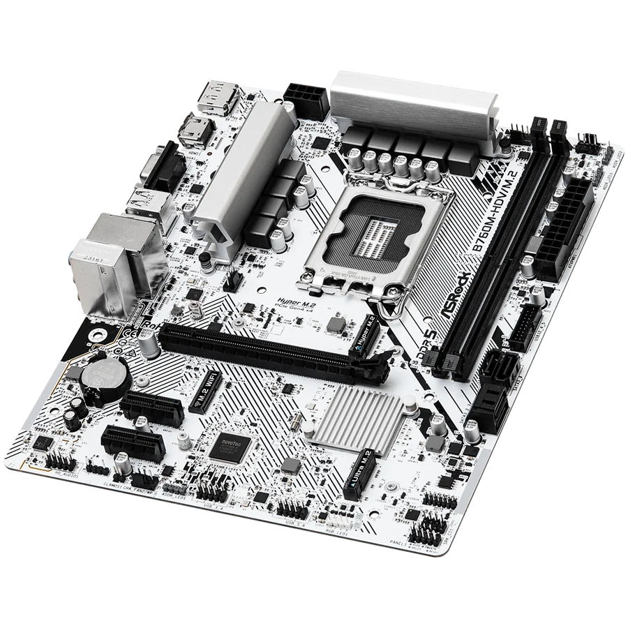 ASROCK B760M-HDV/M.2 mATX LGA1700 DDR5