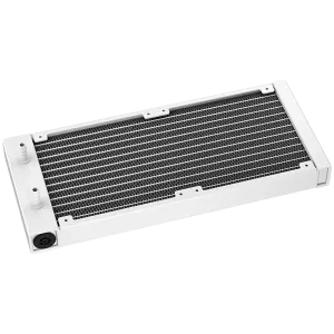 DeepCool LE240 WH V2, 240mm CPU Liquid Cooler, 2x120mm PWM ARGB Fans, ARGB block, White, LGA1851/1700/1200/1151/1150/1155, AMD AM5/AM4, R-LE240-WHAMMN-G-2, 3Y