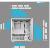 COUGAR MX600 PC Case, Mid Tower, White