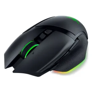 Razer Basilisk V3 Pro - Ergonomic Wireless Gaming Mouse, Razer HyperSpeed Wireless, Bluetooth, Speedflex Cable USB Type C, Razer Chroma RGB, Focus Pro 30K Optical Sensor, 30000DPI,  Optical Mouse Switches Gen-3, 4-way Razer HyperScroll tilt wheel