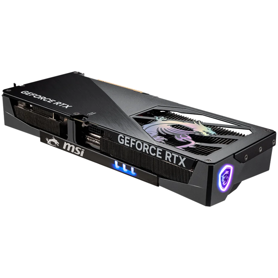 MSI Video Card Nvidia GeForce RTX 5080 16G GAMING TRIO OC, 16GB GDDR7, 256bit, Effective Memory Clock: 30000MHz, Boost: 2617 MHz, 10752 CUDA Cores, PCIe 5.0, 3x DP 2.1a, HDMI 2.1b, RAY TRACING, Triple Fan, 1x16pin, 850W Recommended PSU, 3Y