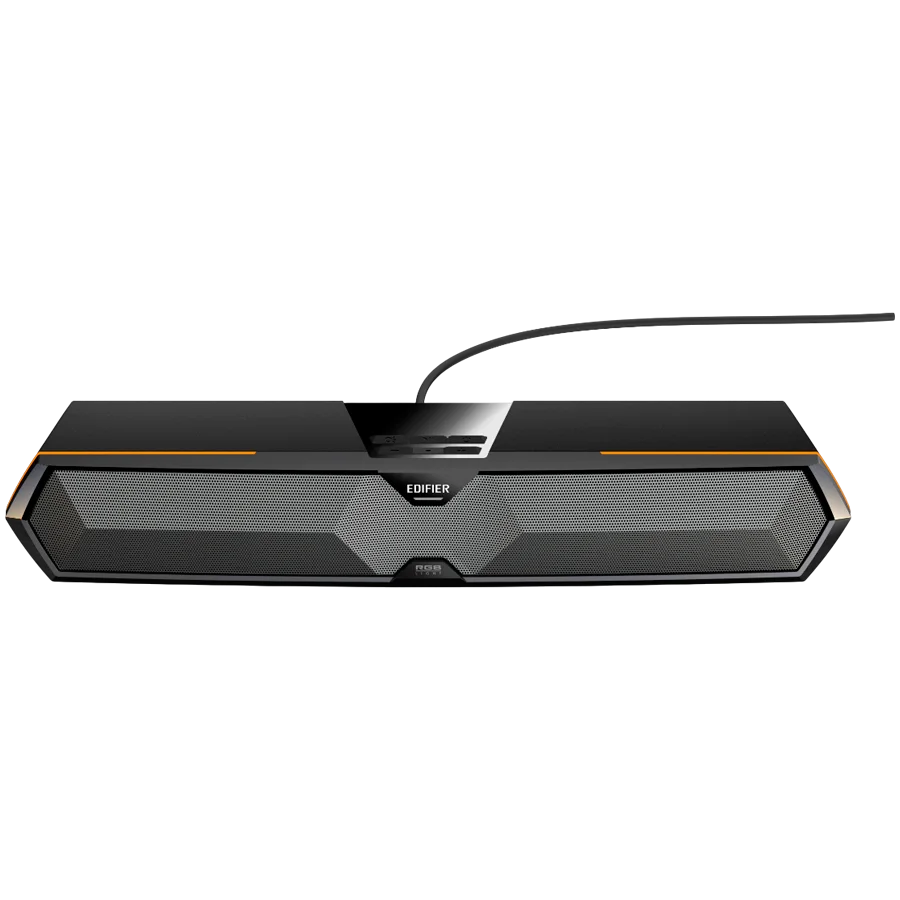 Edifier MG300 Soundbar, BT V5.3, USB, AUX, 2x 52mm Drivers, RGB Lighting, 5W (RMS), Black