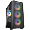 COUGAR MX600 Mini V2 RGB PC Case, Mini Tower, Black