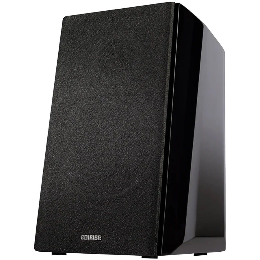 Edifier R2000DB 2.0 Bookshelf Speakers, Bluetooth, 3.5mm to RCA, Optical, 1-inch Tweeters, 5-inch Drivers, 120W (RMS), Control Knobs and Remote Control, Black