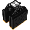 DeepCool AK620 ZERO DARK ZORIA, CPU Air Cooler, 2x120mm PWM Fan, 6 Heatpipes, LGA2066/2011-v3/2011/1700/1200/115x, AMD AM5/AM4, 129x138x160 mm(LxWxH), 3Y, R-AK620-BKNPMN-E