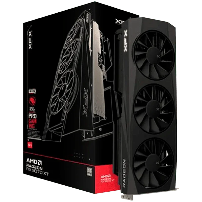 XFX Quicksilver AMD Radeon RX 9070XT 16GB GDDR6 256-bit HDMI 3xDP