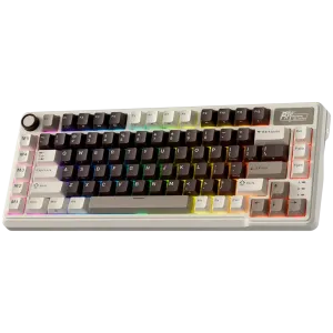 ROYAL KLUDGE RK L75 Mocha Grey Gaming Keyboard Cream switch