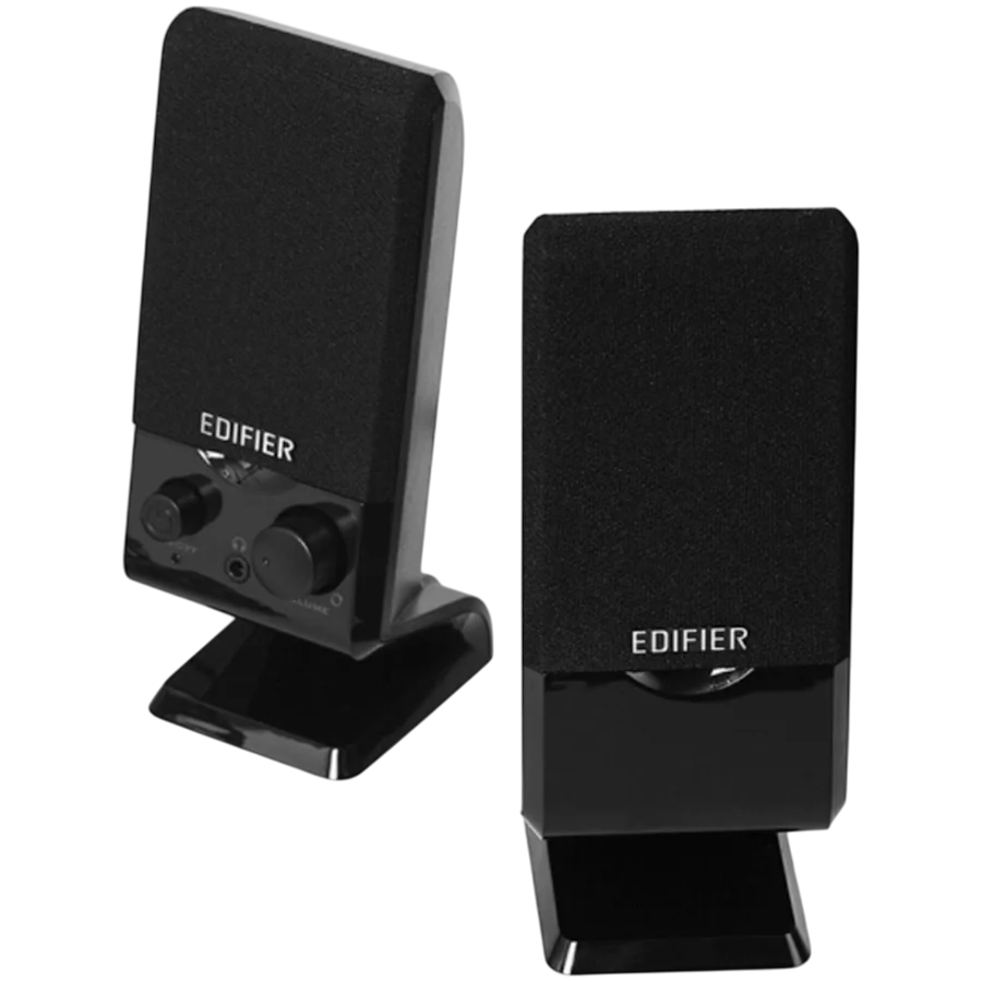 Edifier M1250 2.0 Audio System, USB, AUX, 1.2W (RMS), Volume Control, Black