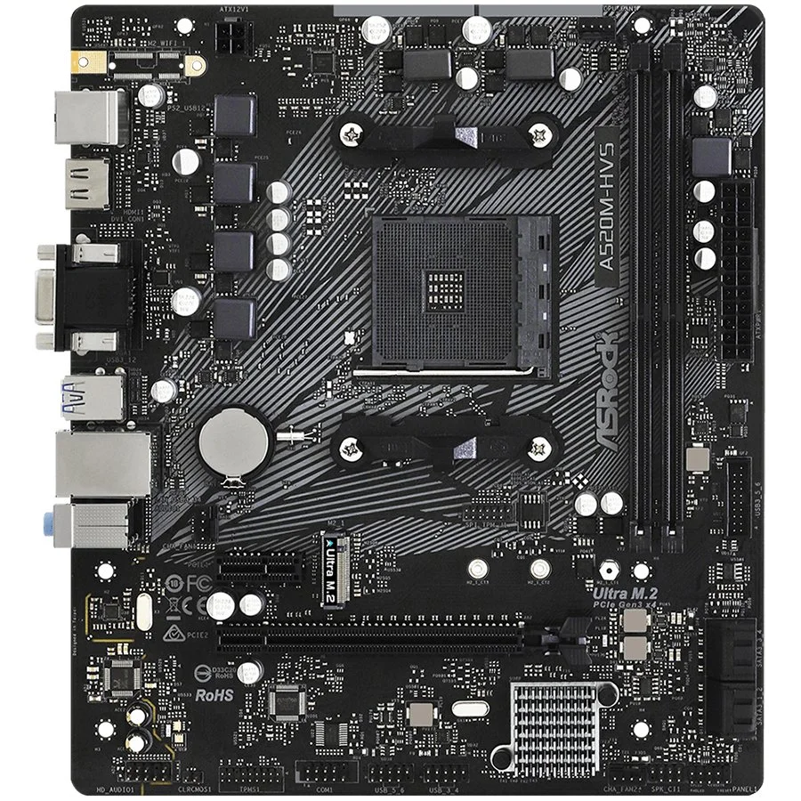 ASROCK A520M-HVS mATX AM4 DDR4