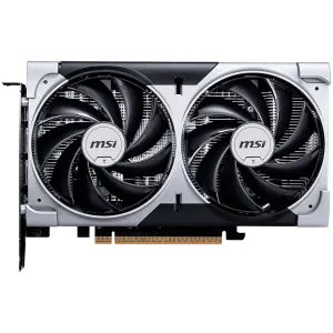 MSI Video Card NVIDIA GeForce RTX 5060 8G VENTUS 2X OC, 8GB GDDR7, 128-bit, 2535 MHz Boost, 3840 CUDA Cores, PCIe 5.0 (x8), 3x DP 2.1b, HDMI 2.1b, RAY TRACING, Dual Fan, 145W TDP, 8-pin PCIe Power, G-SYNC, 2-Slot, 3Y