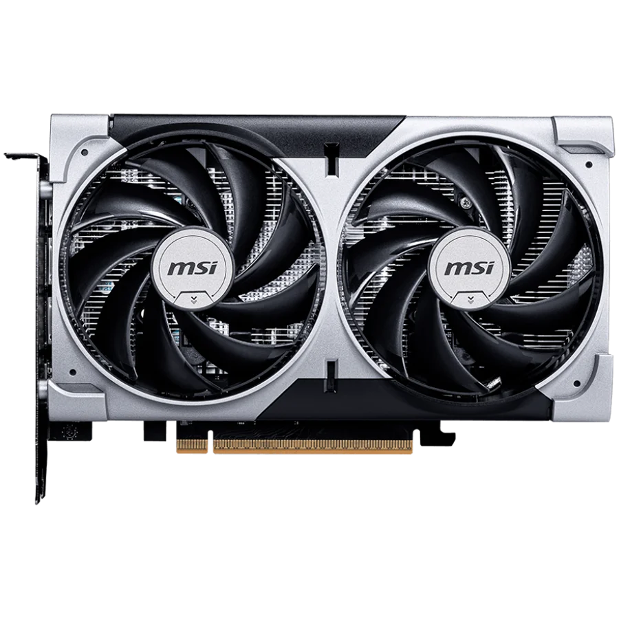 MSI Video Card NVIDIA GeForce RTX 5060 8G VENTUS 2X OC, 8GB GDDR7, 128-bit, 2535 MHz Boost, 3840 CUDA Cores, PCIe 5.0 (x8), 3x DP 2.1b, HDMI 2.1b, RAY TRACING, Dual Fan, 145W TDP, 8-pin PCIe Power, G-SYNC, 2-Slot, 3Y