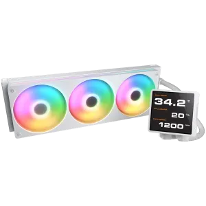 COUGAR Poseidon Vistek Pro ARGB 360 AiO Liquid Watercooling - White
