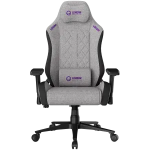 LORGAR CHA41, Ergonomic Gaming Chair Advanced, premium anti-stain fabric, Grey