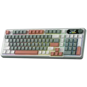 ROYAL KLUDGE RK-S98 Camping Green Gaming Keyboard Chartreuse switch