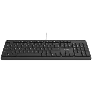 CANYON keyboard HKB-20 EN/BG Velvet Wired  Black