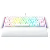 Razer BlackWidow V4 75% White, Gaming Keyboard, US Layout, Hot-swappable Design, Compact 75% Layout with Aluminum Case,  Mechanical Switches (Tactile), Razer Chroma RGB, Dedicated media roller with 2 dedicated media buttons, Detachable Type C Cable