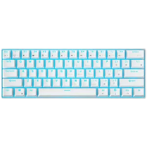 ROYAL KLUDGE RK61 White Gaming Keyboard Red switch