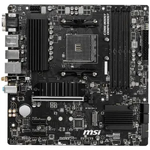 MSI B550M PRO-VDH WIFI,m-ATX,Socket AM4,AMD B550 Chipset,4 DIMMs,Dual Channel DDR4 up to 4400+(OC)MHz,1x PCIe 4.0/3.0 x16 slot,2x M.2 slots,4x USB 3.2 Gen 1,2x USB 2.0,1x HDMI,1x DP,1x VGA,WiFi,1G LAN,7.1 Audio,3y warranty