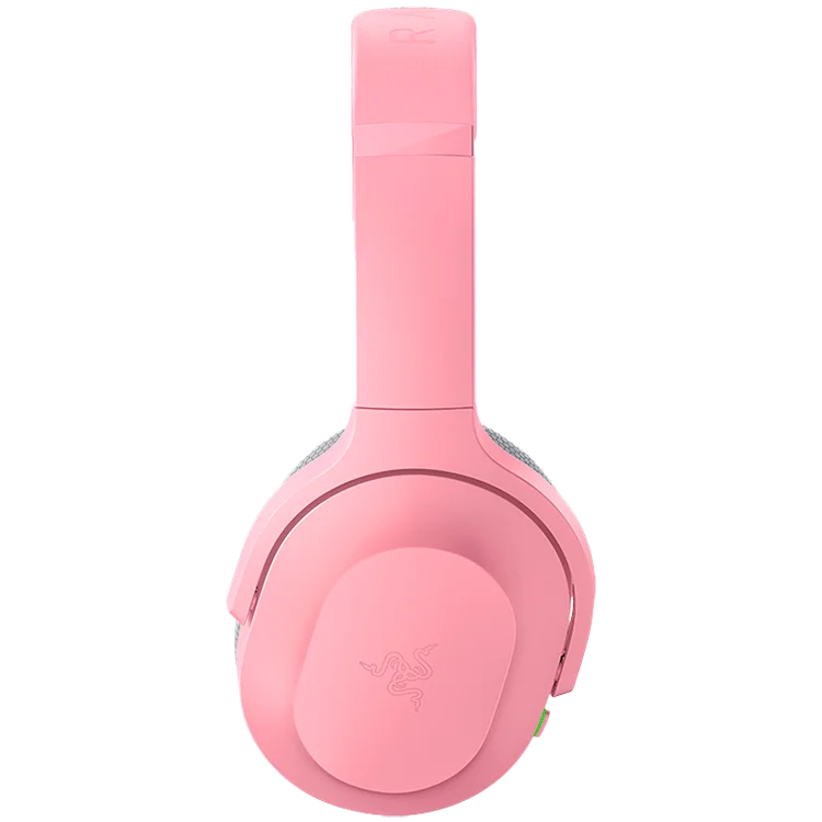 Razer Barracuda Pink, Wireless Multi-platform Gaming and Mobile Headset, Razer TriForce 50mm Drivers, Dual Integrated Noise-Cancelling mics, Pressure-Relieving Memory Foam, THX Spatial Audio, 40hrs, Type-C, Compatible with PC, PlayStation,