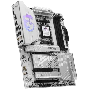 MSI MPG B850 EDGE TI WIFI, ATX, Socket AM5, 4x DDR5 Dual Channel DDR5 up to 8400(OC)MHz, 3x PCIe 3.0 x16 slot, 4x M.2 slot, 4x USB 2.0, 1x USB 5Gbps, 2x USB 10Gbps, 3x USB 10Gbps Type-C, HDMI, 7.1 HD Audio, 5G LAN, WiFI 7, BT, 3Y