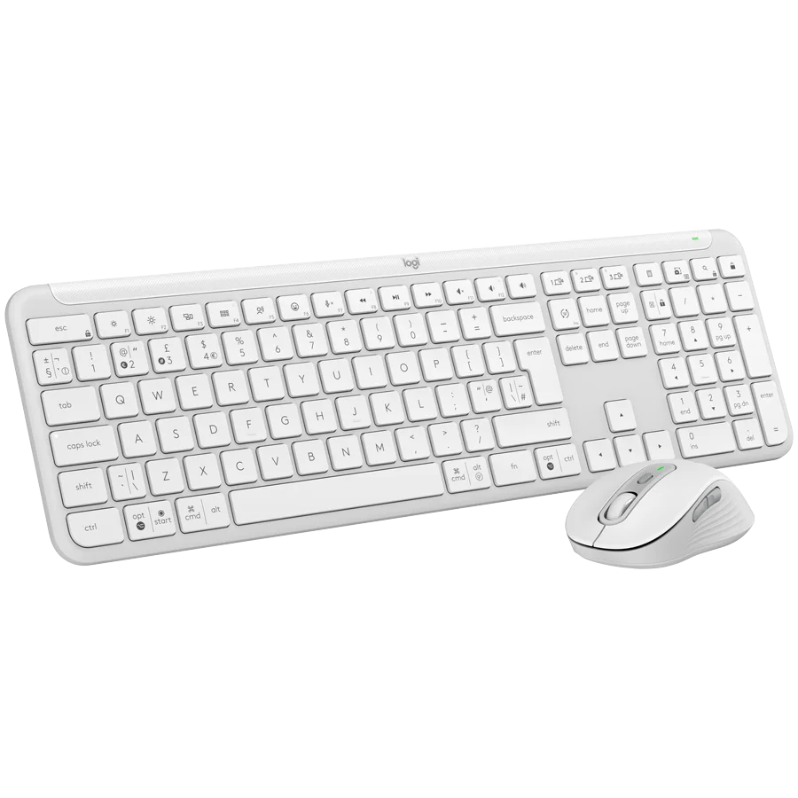 LOGITECH Signature Slim Combo MK950 - OFF WHITE - US INT'L - 2.4GHZ/BT - INTNL-973