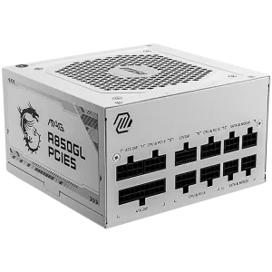 MSI MAG A850GL PCIE5, 850W, 80 Plus Gold, 120mm Fluid Dynamic Bearing Fan, Protections: OCP/OVP/OPP/OTP/SCP, Dimensions: 150mmx140mmx86mm, 7Y Warranty