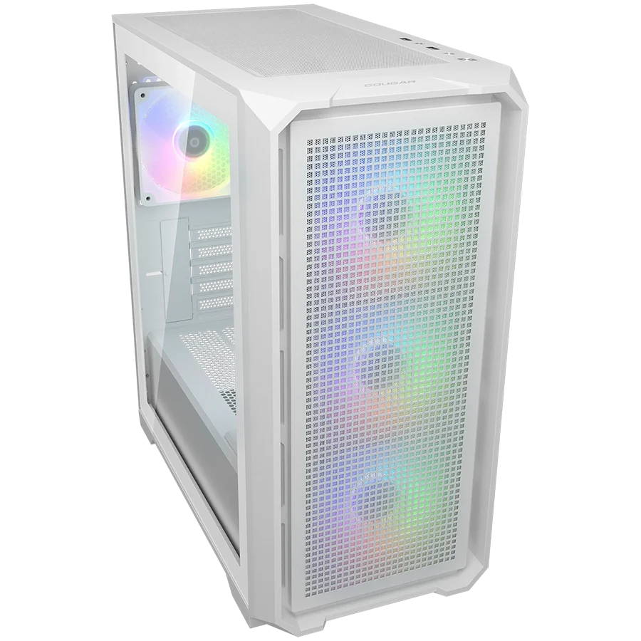 COUGAR MX600 Mini V2 RGB PC Case, Mini Tower, White