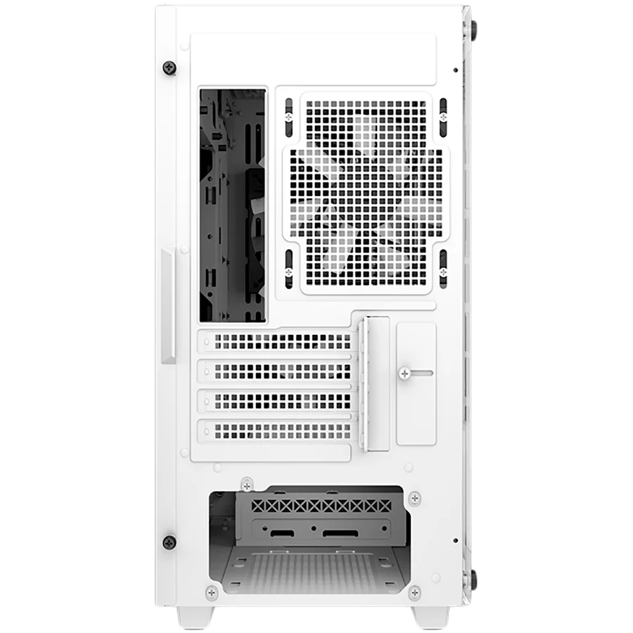 DeepCool CC360 ARGB WH, Mid Tower, Mini-ITX/Micro-ATX, 1xUSB3.0, 1xUSB2.0, 1xAudio, 3x120mm Pre-Installed ARGB Fans, Tempered Glass, Mesh Panel, White, R-CC360-WHAPM3-G-1