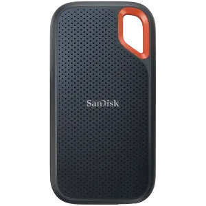 SANDISK Extreme 2TB Portable SSD - up to 1050MB/s Read and 1000MB/s Write Speeds, USB 3.2 Gen 2, 2-meter drop protection and IP55 resistance