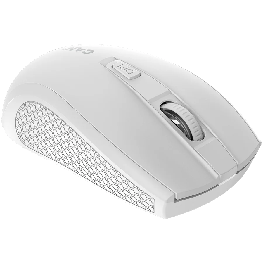 CANYON MW-7, 2.4Ghz wireless mouse, 6 buttons, DPI 800/1200/1600, with 1 AA battery ,size 110*60*37mm,58g,white CANYON MW-7, 2.4Ghz wireless mouse, 6 buttons, DPI 800/1200/1600, with 1 AA battery ,size 110*60*37mm,58g,white