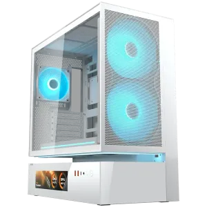COUGAR CFV235 Mesh Vision PC Case, Mid Tower, White