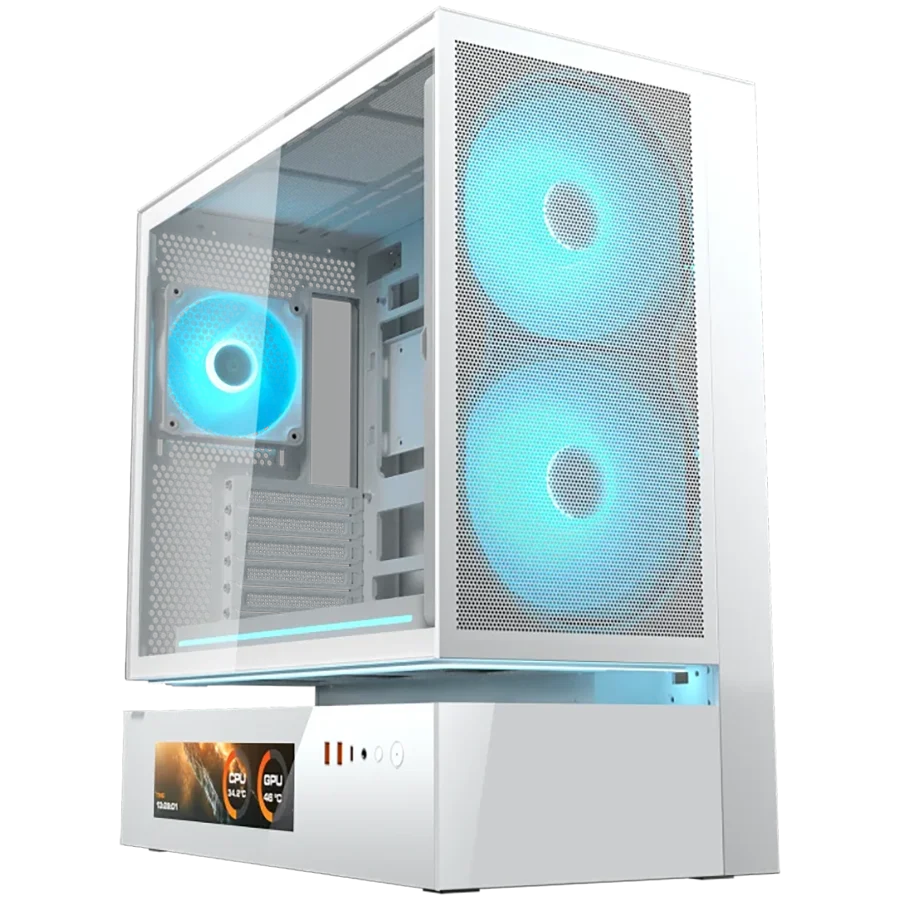 COUGAR CFV235 Mesh Vision PC Case, Mid Tower, White