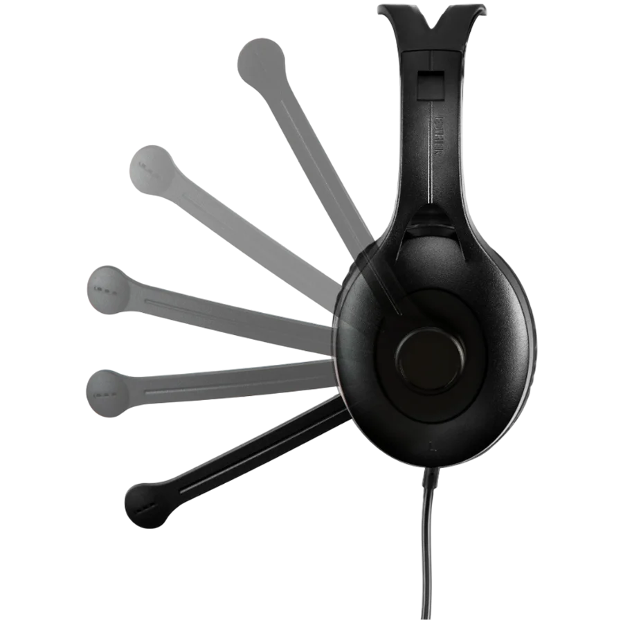 Edifier K800 USB Over-Ear Headphones, 40mm Drivers, Noise-Cancelling Microphone, Inline controls, Black