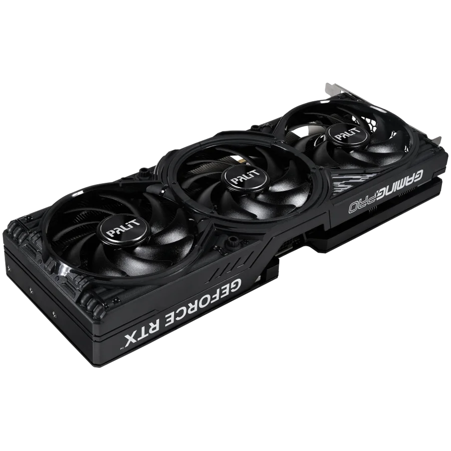 PALIT GeForce RTX 5070 Ti GamingPro-S 16GB GDDR7 256 bit, 1x HDMI 2.1b, 3x DP 2.1b, 3 Fan, 1x 16-pin pwr connector, 750W, 331.9 x 127.1 x 49.7 mm, NE7507T019T2-GB2031U