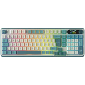 ROYAL KLUDGE RK-S98 Light Cloud Gaming Keyboard Chartreuse switch