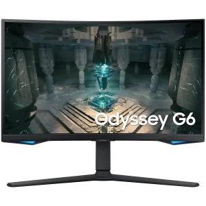 SAMSUNG Monitor 27 cali LS27BG650EUXEN VA 2560x1440 16:9 2xHDMI/1xDP/LAN(RJ45)/2xUSB3.0 1ms(GTG) WiFi/BT speakers curved HAS+PIV 240Hz SMART Gaming