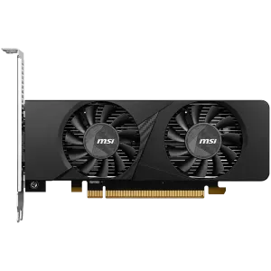MSI Video Card Nvidia GeForce RTX 3050 LP E 6G OC, 2x HDMI, 1x DP, DUAL FAN, ATX