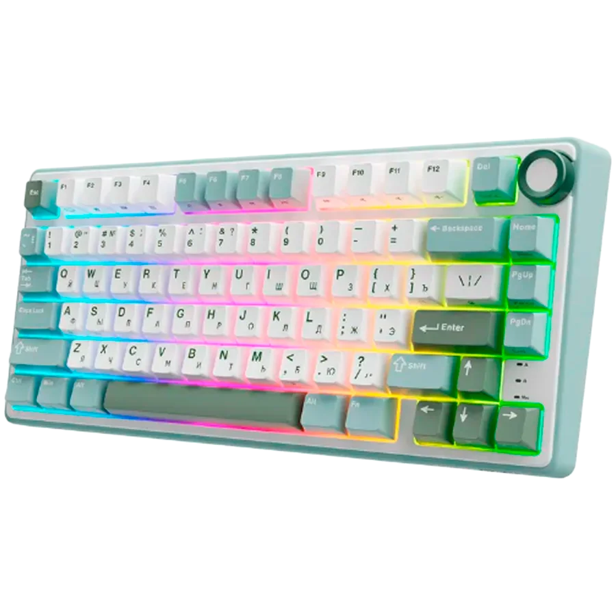 ROYAL KLUDGE R75 Sky Cyan Gaming Keyboard K silver switch ROYAL KLUDGE R75 Sky Cyan Gaming Keyboard K silver switch