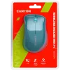 CANYON MW-11, 2.4 GHz  Wireless mouse ,with 3 buttons, DPI 1200, Battery:AAA*2pcs  ,Blue67*109*38mm 0.063kg