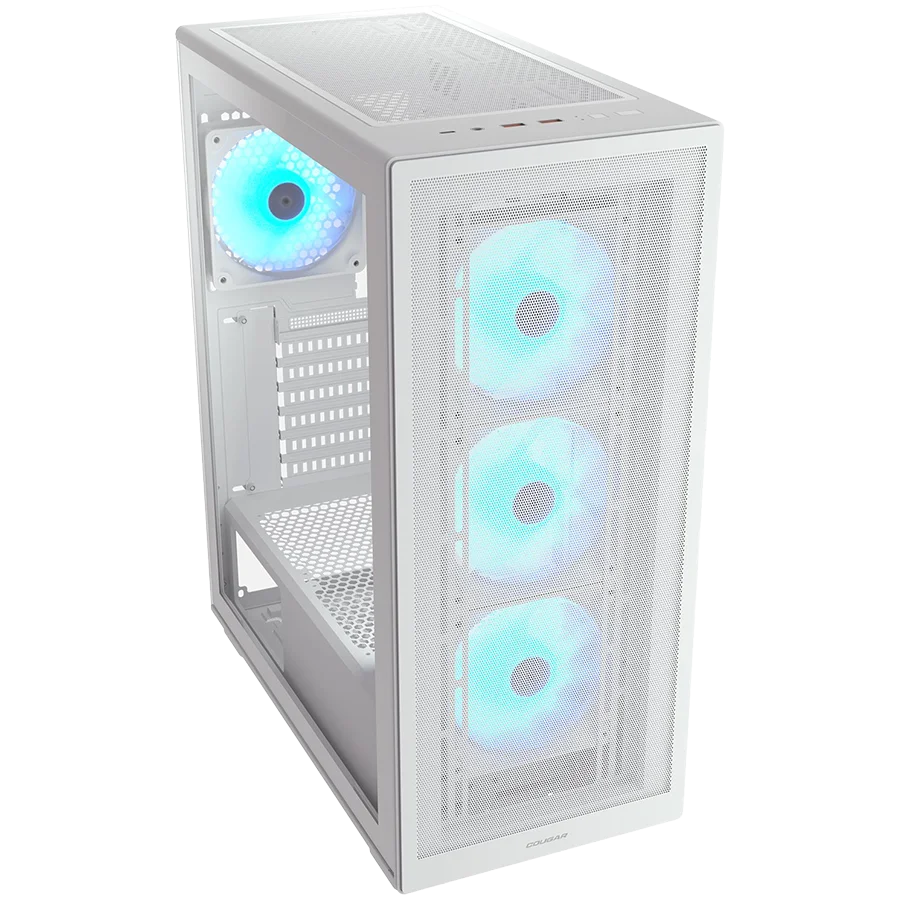 COUGAR MX220 RGB PC Case, Mid Tower, White